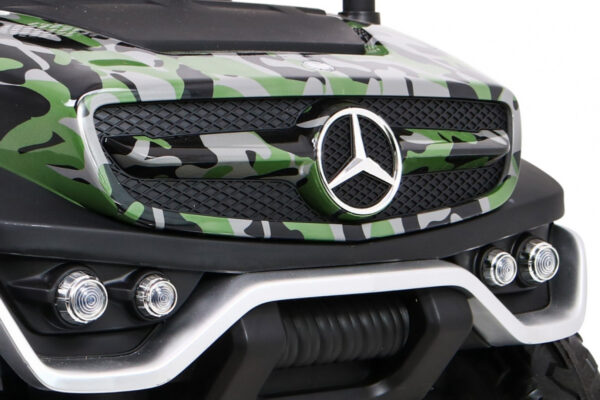 Licencirani auto na akumultor Mercedes BENZ UNIMOG - moro - Image 13