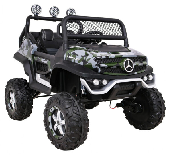 Licencirani auto na akumultor Mercedes BENZ UNIMOG S - moro - Image 9