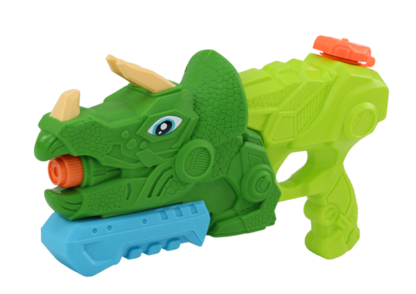 Water Gun Dinosaur Green Triceratops 1000 ml Range 7 m - Image 3