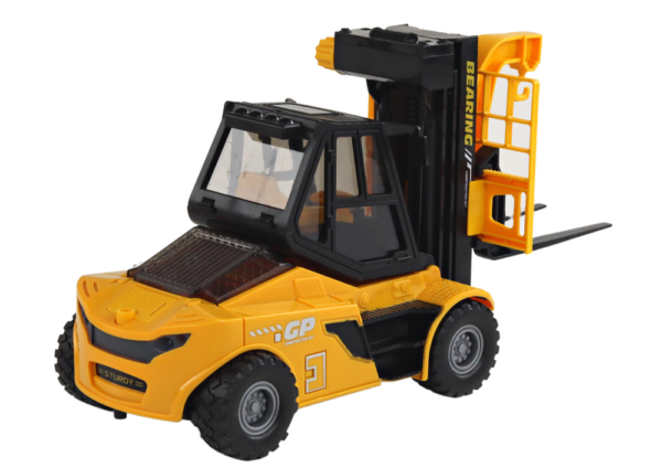 Yellow Forklift 1:16 Moving Forks Sounds Lights - Image 7