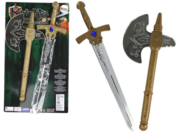 ﻿﻿Sword Ax Knight Set Knight Weapon For Kids