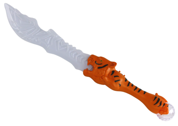 Lightsaber, Tiger-Shaped Handle, Orange