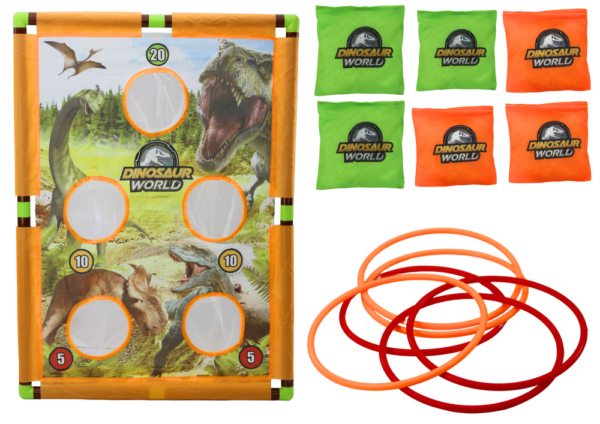 Arcade Game Bag Throw Hoop 2in1 Dinosaurs Board - Image 3