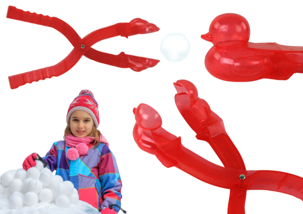 Snow Maker Snowball Machine Red Duck