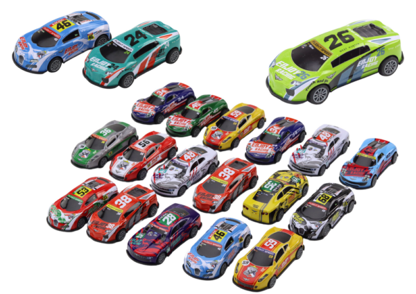 Set of Toy Cars, Spring Springs, Sports Racing Cars 1:64, 20 pcs. - Image 2