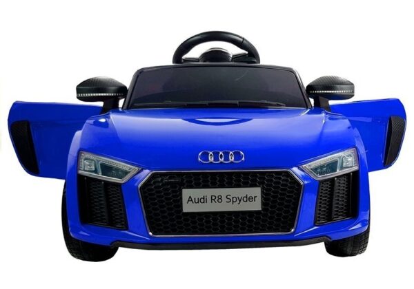 Licencirani auto na akumulator Audi R8 Spyder - plavi/lakirani - Image 10