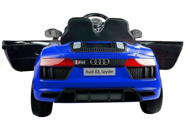 Licencirani auto na akumulator Audi R8 Spyder - plavi/lakirani - Image 8