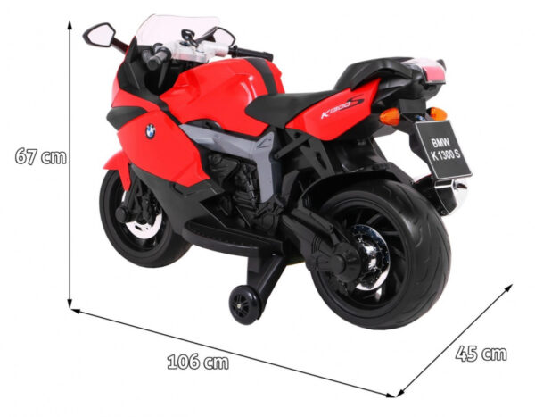 Licencirani motor na akumulator BMW K1300S - crveni - Slika 2