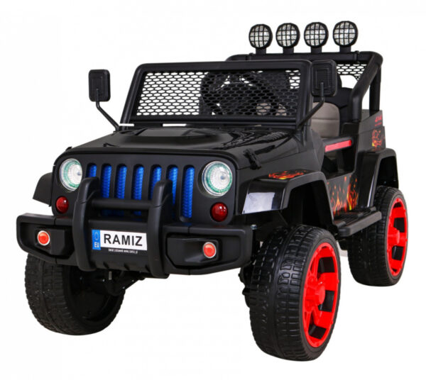 Auto na akumulator  NEW Raptor DRIFTER 4 x 4 - crni/plamen