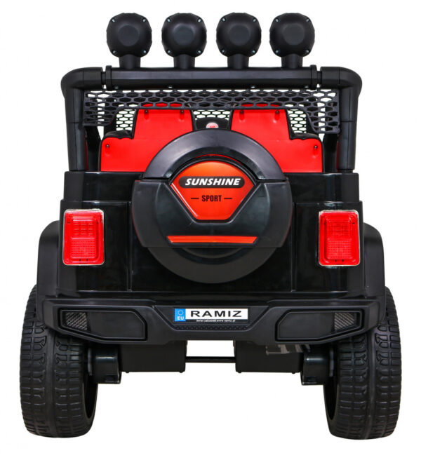 Auto na akumulator  NEW Raptor DRIFTER 4 x 4 - crni/plamen - Image 6