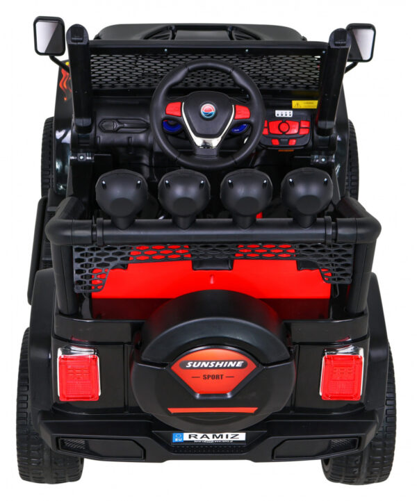 Auto na akumulator  NEW Raptor DRIFTER 4 x 4 - crni/plamen - Image 7