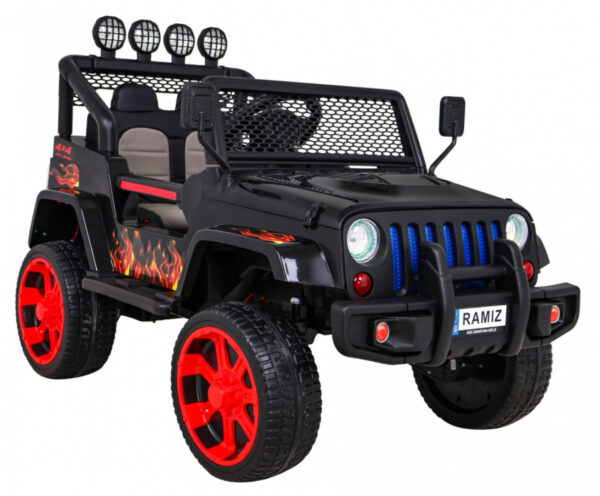 Auto na akumulator  NEW Raptor DRIFTER 4 x 4 - crni/plamen - Image 10