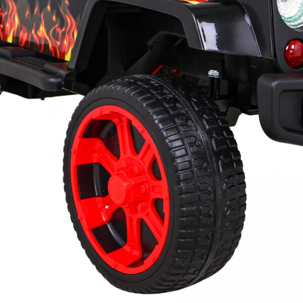 Auto na akumulator  NEW Raptor DRIFTER 4 x 4 - crni/plamen - Image 14