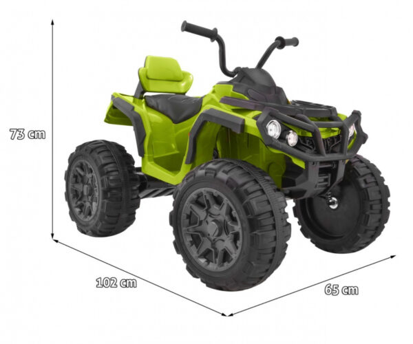 Quad na akumulator ATV BDM0906 - zeleni - Image 2