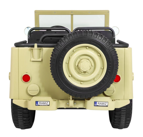 Auto na akumulator Retro Military -  4x4 - bež - Image 6