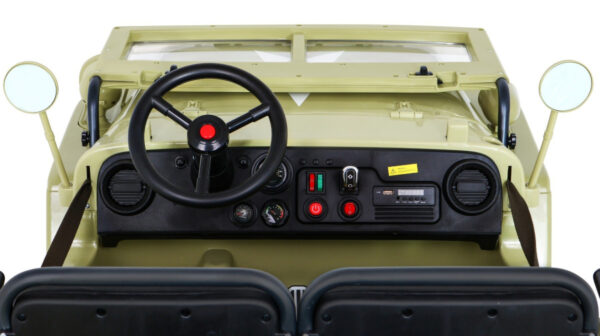 Auto na akumulator Retro Military -  4x4 - bež - Image 13