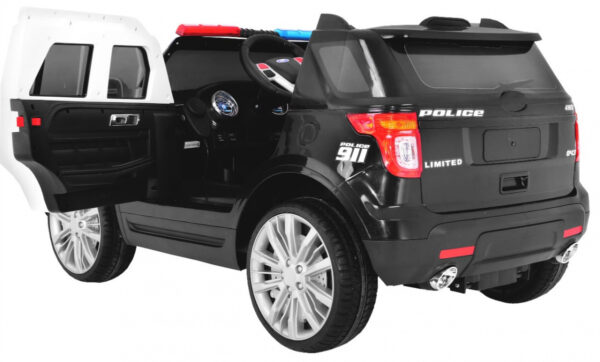 Auto na akumulator SUV Police - crni - Image 2