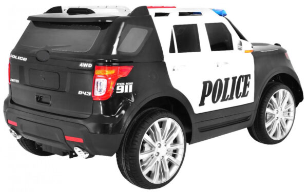 Auto na akumulator SUV Police - crni - Image 3