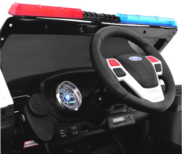 Auto na akumulator SUV Police - crni - Image 7