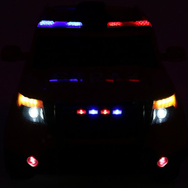 Auto na akumulator SUV Police - crni - Image 11