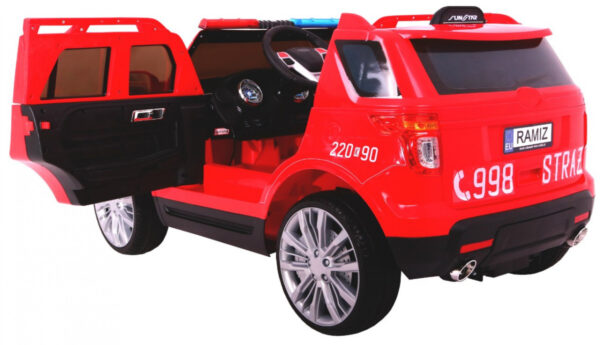 Auto na akumulator SUV Fire Truck - crveni - Image 2