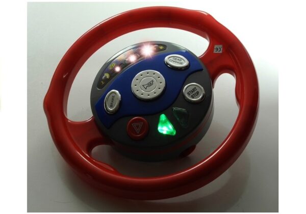 Electronic Backseat Driver Childrens Kids Realistic Steering Wheel - Image 5