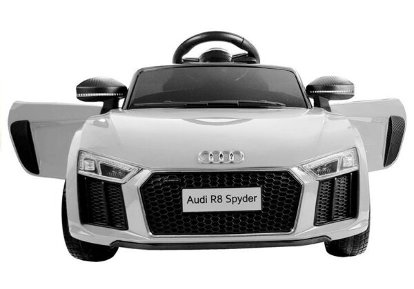 Licencirani auto na akumulator Audi R8 Spyder - bijeli - Image 2