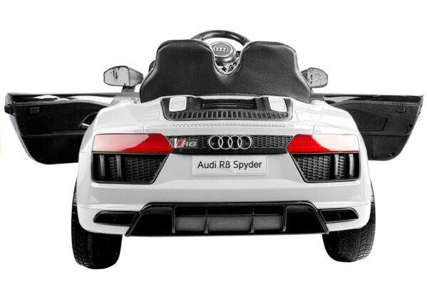 Licencirani auto na akumulator Audi R8 Spyder - bijeli - Image 3