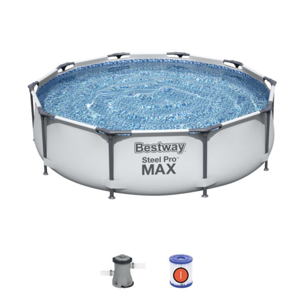 Montažni bazen 10 ft 305x76cm SteelPRO 3 in 1 BESTWAY