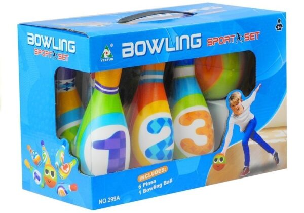 6 Foam Bowling Pins + Bowling Ball - Image 4