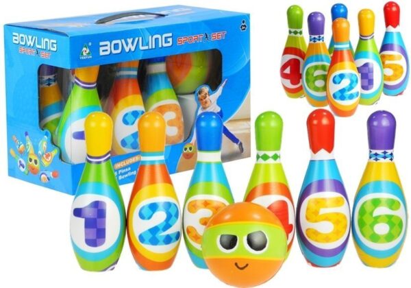 6 Foam Bowling Pins + Bowling Ball - Image 5