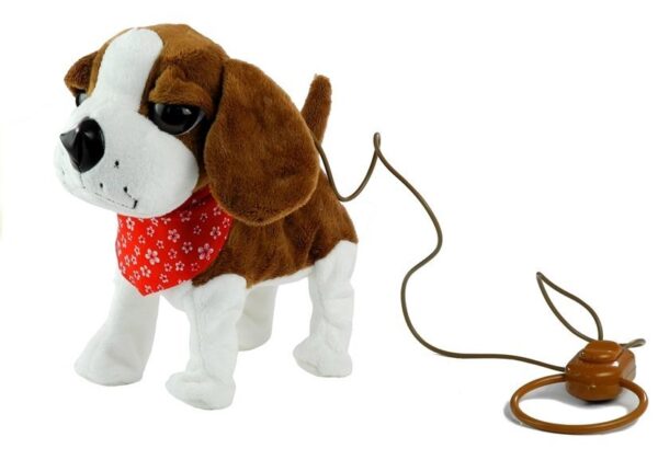 Interactive Dog On a Lead with Head-Scarf Moves Tail Sings - Image 4