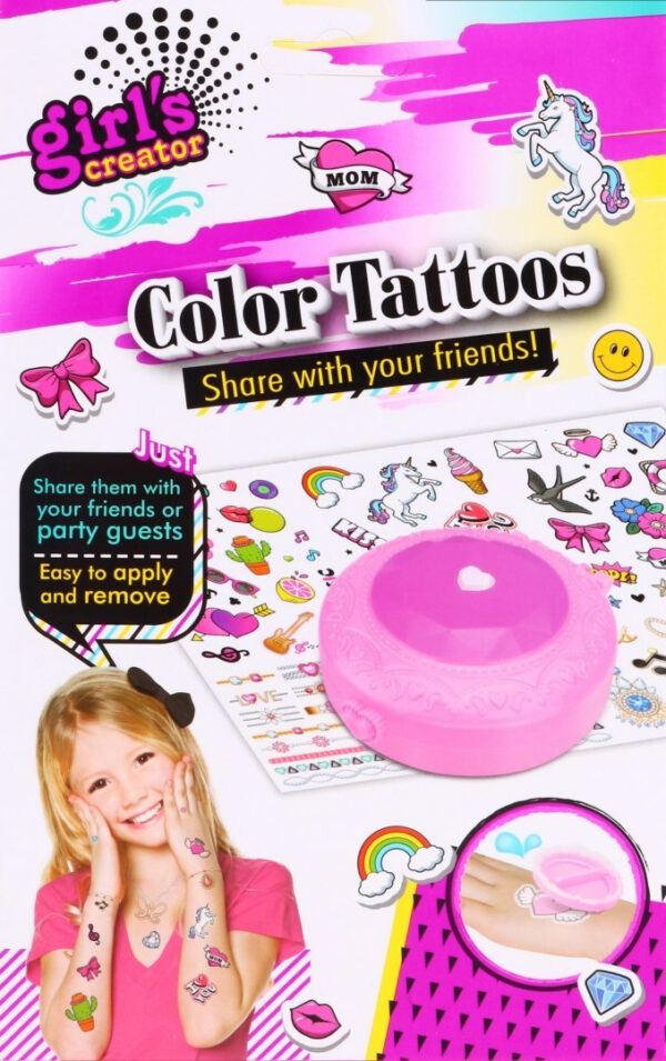 A Set Of Colorful Tattoos Casket - Image 3