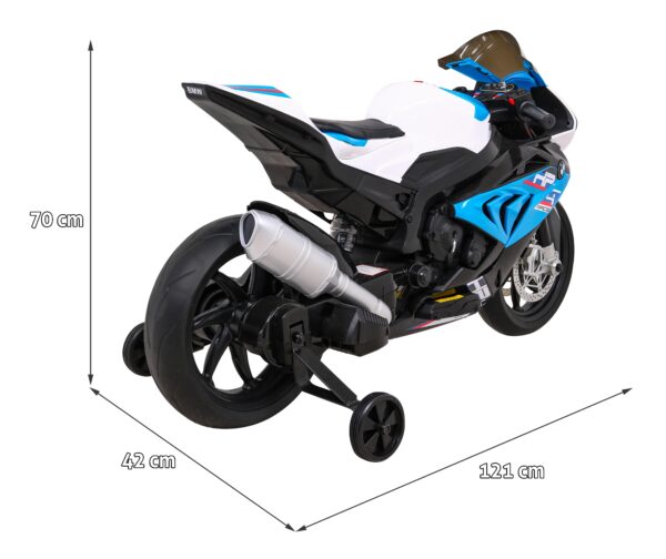 Licencirani motor na akumulator BMW HP4 - plavi - Image 12