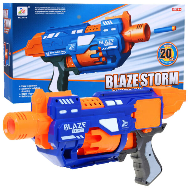 Blaze Storm Pistol Gun Blue - Image 7