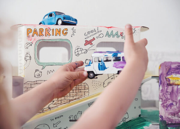 3D XXL Parking coloring book