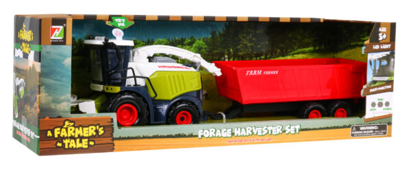 Combine harvester with Trailer