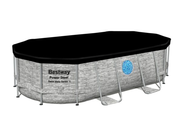 Power Steel Pool Cover 427 x 250 cm BESTWAY - Image 4