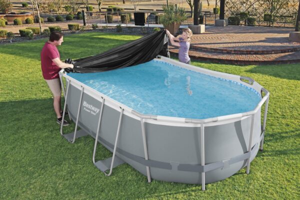 Power Steel Pool Cover 427 x 250 cm BESTWAY - Image 6