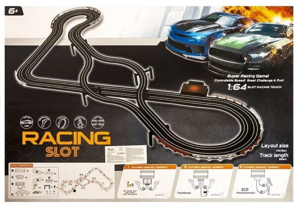 Racing Track 2 Cars Controllers Slot Cars - Image 5