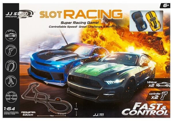 Racing Track 2 Cars Controllers Slot Cars - Image 6