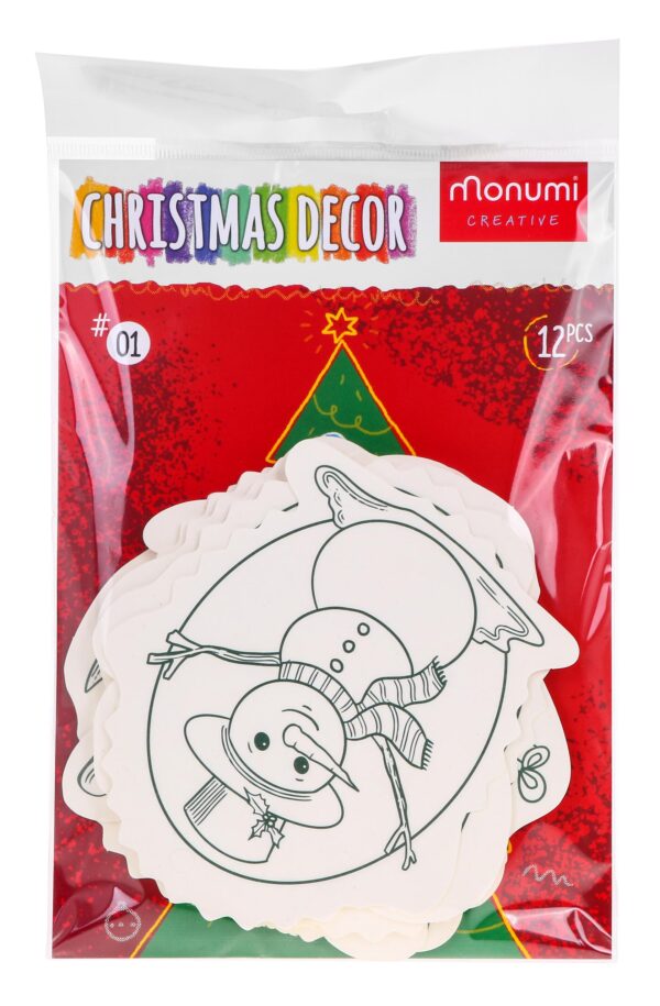 Christmas tree hangers coloring page - Image 2