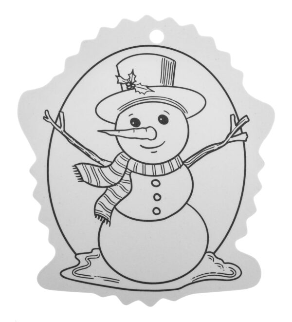 Christmas tree hangers coloring page - Image 4