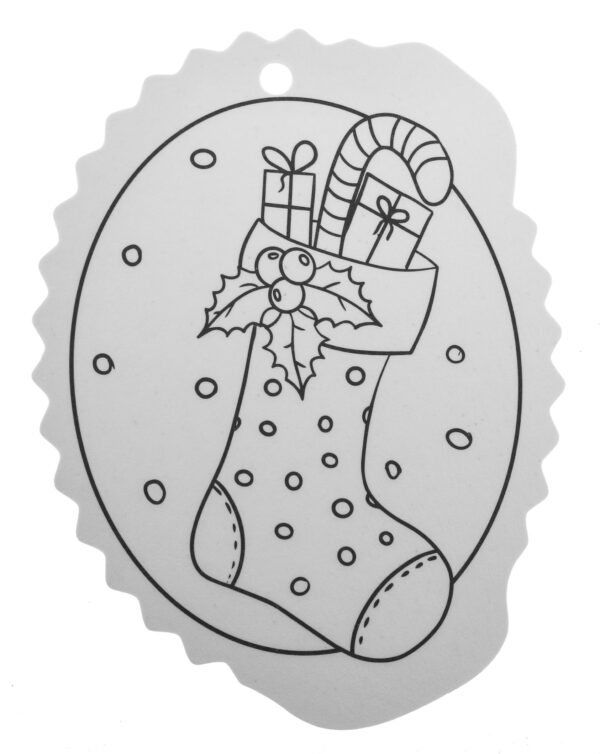 Christmas tree hangers coloring page - Image 5