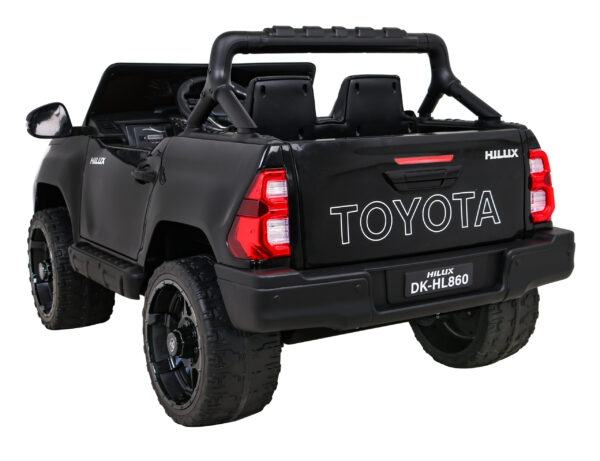 Licencirani auto na akumulator Toyota Hilux 4x4 - crni - Image 5