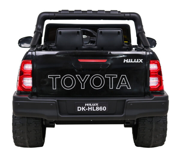 Licencirani auto na akumulator Toyota Hilux 4x4 - crni - Image 7