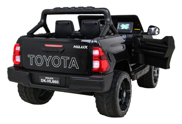 Licencirani auto na akumulator Toyota Hilux 4x4 - crni - Image 9