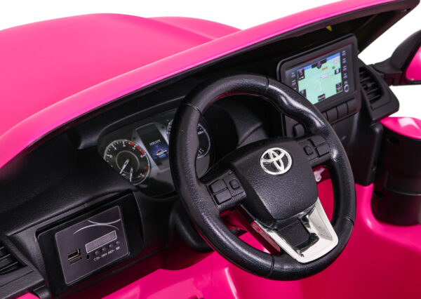 Licencirani auto na akumulator Toyota Hilux - rozi - Image 9