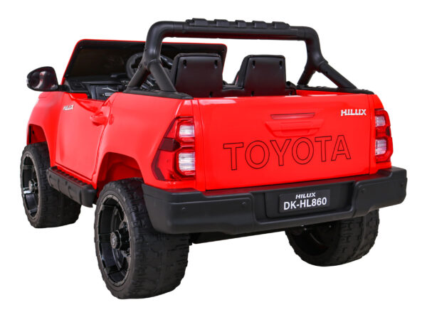 Licencirani auto na akumulator Toyota Hilux 4x4 - crveni - Image 5