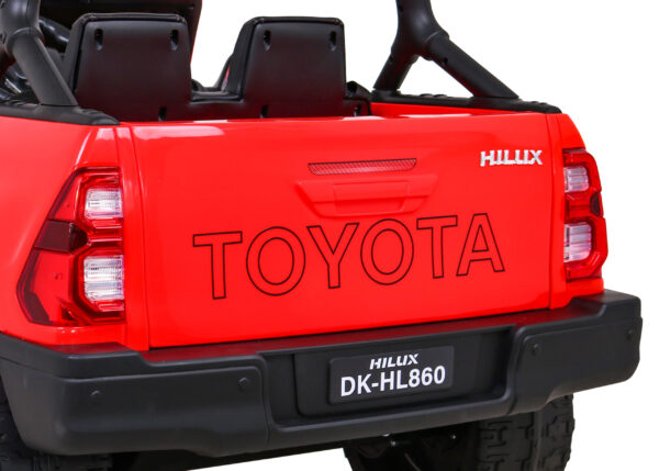 Licencirani auto na akumulator Toyota Hilux 4x4 - crveni - Image 6